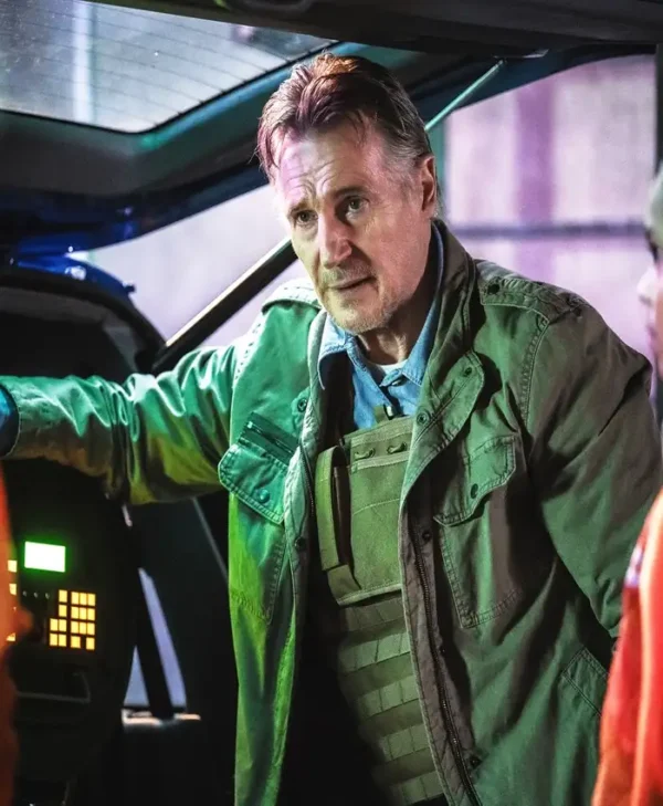 Cold Storage Liam Neeson Green Jacket