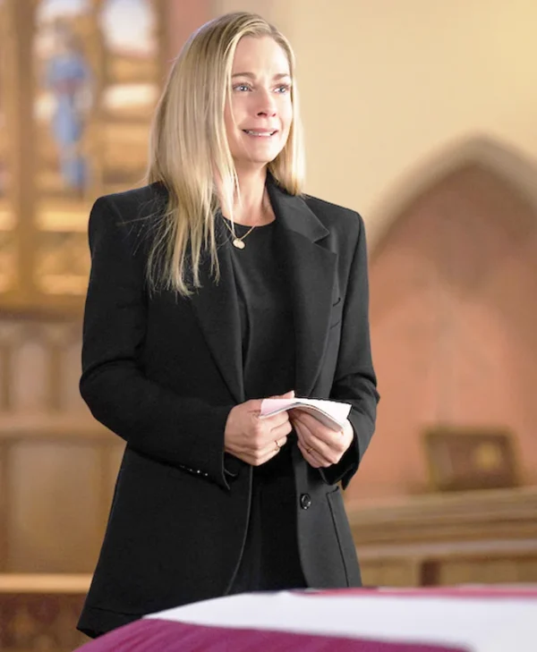 Criminal Minds Evolution S18 A.J. Cook Black Wool Coat