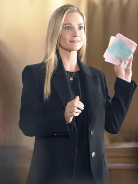 Criminal Minds Evolution S18 A.J. Cook Black Coat