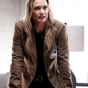 Criminal Minds Evolution S18 A.J. Cook Suede Blazer