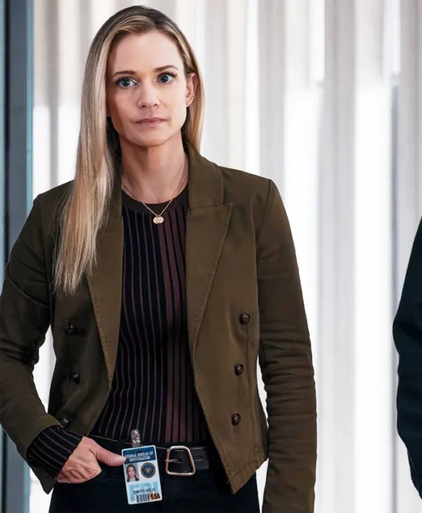 Criminal Minds Evolution S18 A.J. Cook Green Jacket