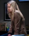 Criminal Minds Evolution S18 A.J. Cook Brown Suede Blazer