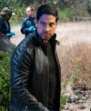 Criminal Minds Evolution S18 Adam Rodriguez Black Leather Jacket Front