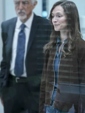 Criminal Minds Evolution S18 Kerry Knuppe Brown Suede Jacket
