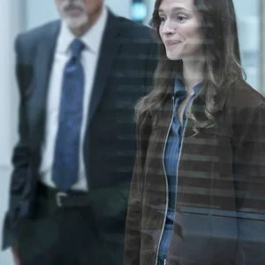 Criminal Minds Evolution S18 Kerry Knuppe Brown Suede Jacket