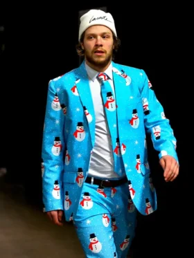 David Pastrnak Christmas Suit