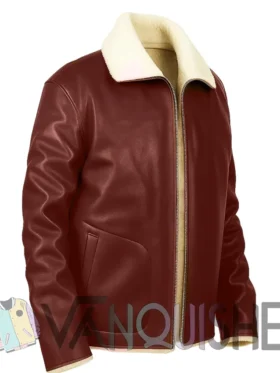Dr. Death S02 Edgar Ramirez Shearling Leather Jacket right