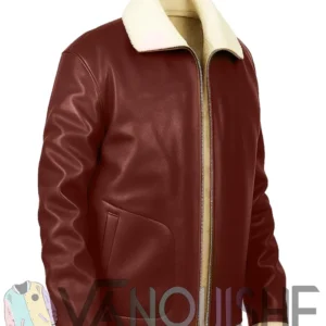 Dr. Death S02 Edgar Ramirez Shearling Leather Jacket right