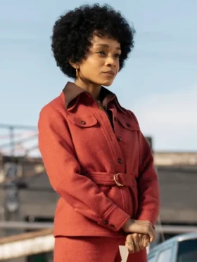 Duster S01 Rachel Hilson Red Jacket