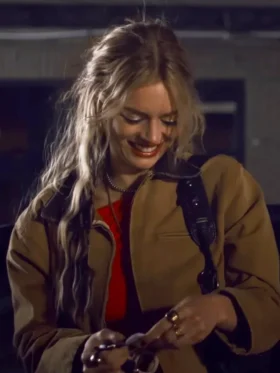 Eenie Meanie Samara Weaving Brown Jacket