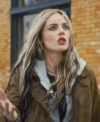 Eenie Meanie Samara Weaving Suede Coat