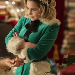 Emilia Clarke Last Christmas Coat Front
