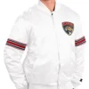 Florida Panther White Varsity jacket