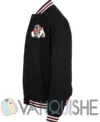 Fresno State Bulldogs Swingman Black Varsity Jacket left