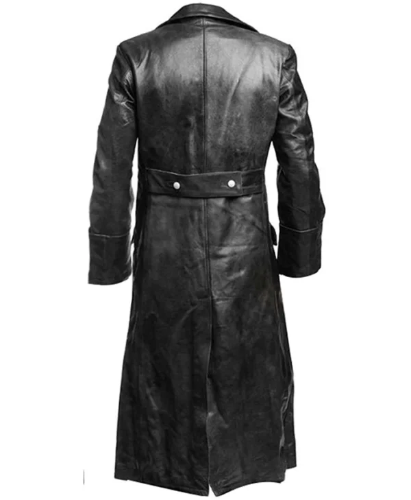 German Military Leather Trench Coat