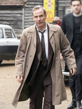 Grantchester S10 Geordie Keating Trench Coat