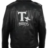Grease John Travolta T Birds Black Leather Jacket