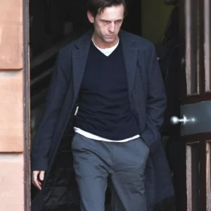 Half Man Jamie Bell Wool Coat