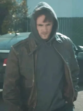 Halloween Aftermath Ryan Jaske Brown Leather Jacket