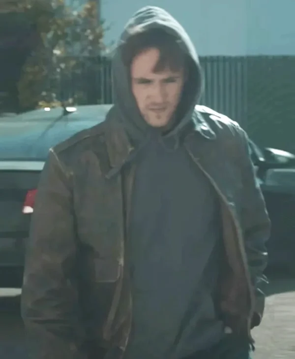 Halloween Aftermath Ryan Jaske Brown Leather Jacket