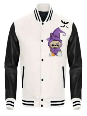 Halloween Labubu Trick or Treat Varsity Jacket For Sale