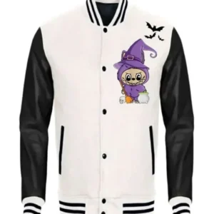 Halloween Labubu Trick or Treat Varsity Jacket For Sale