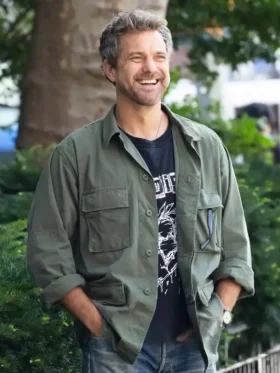 Happy Hours Joshua Jackson Green Jacket Front