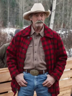 Heartland Shaun Johnston Red Plaid Jacket Side