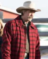 Heartland Shaun Johnston Red Plaid Jacket Back