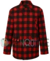 Heartland Shaun Johnston Red Plaid Jacket front