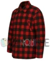Heartland Shaun Johnston Red Plaid Jacket left
