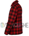 Heartland Shaun Johnston Red Plaid Jacket left back
