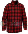 Heartland Shaun Johnston Red Plaid Jacket right