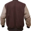 Hotline Miami Brown Varsity Jacket