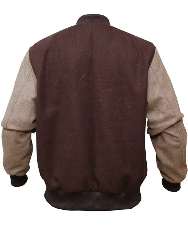 Hotline Miami Brown Varsity Jacket
