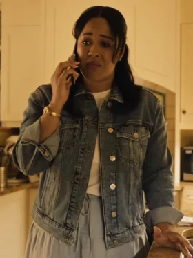 If I Run Ecstasia Sanders Blue Denim Jacket Side