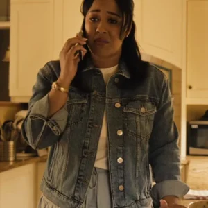 If I Run Ecstasia Sanders Blue Denim Jacket Side