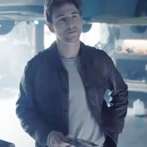 If I Run Evan Roderick Brown Leather Jacket