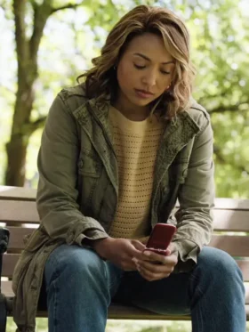 If I Run Kat Graham Green Jacket Side