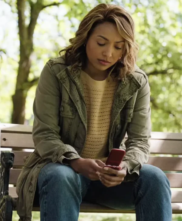 If I Run Kat Graham Green Jacket Side