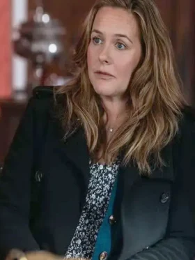 Irish Blood S01 Alicia Silverstone Black Coat