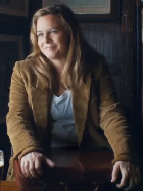 Irish Blood S01 Alicia Silverstone Brown Corduroy Blazer