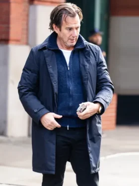 Is This Thing On Will Arnett Blue Coat Side