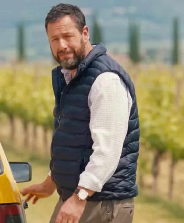 Jay Kelly Adam Sandler Puffer Vest