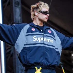 Joey Valence Lollapalooza At Grant Park Chicago, Illinois Ducati X Supreme Track Jacket