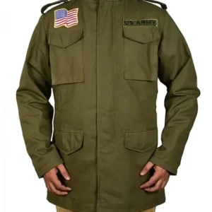 John Rambo MK 11 Green Cotton Field Jacket Back