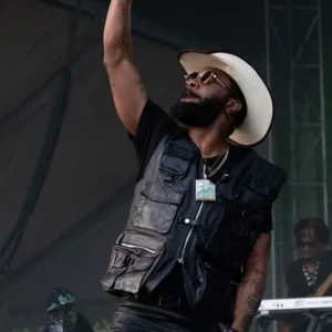 Jpegmafia Lollapalooza At Grant Park Chicago, Illinois Leather Vest