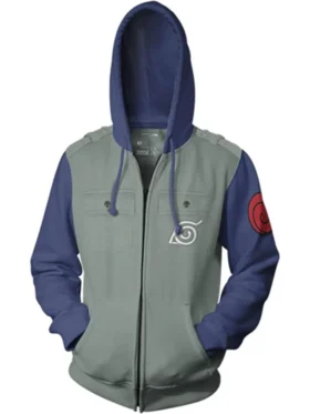 Kakashi Hatake Novelty Hoodie Back