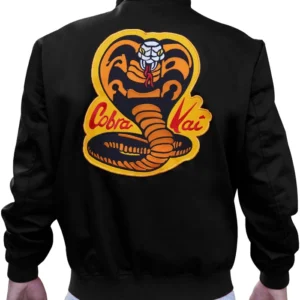 Karate Kid Cobra Kai Black Cotton Jacket