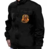 Karate Kid Cobra Kai Black Cotton Jacket Front
